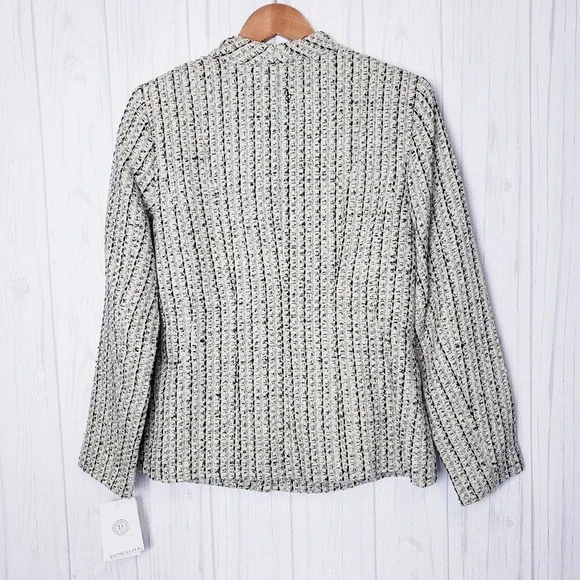 NWT Doncaster Tweed Silk Blend Blazer sz 10 - Picture 4 of 12